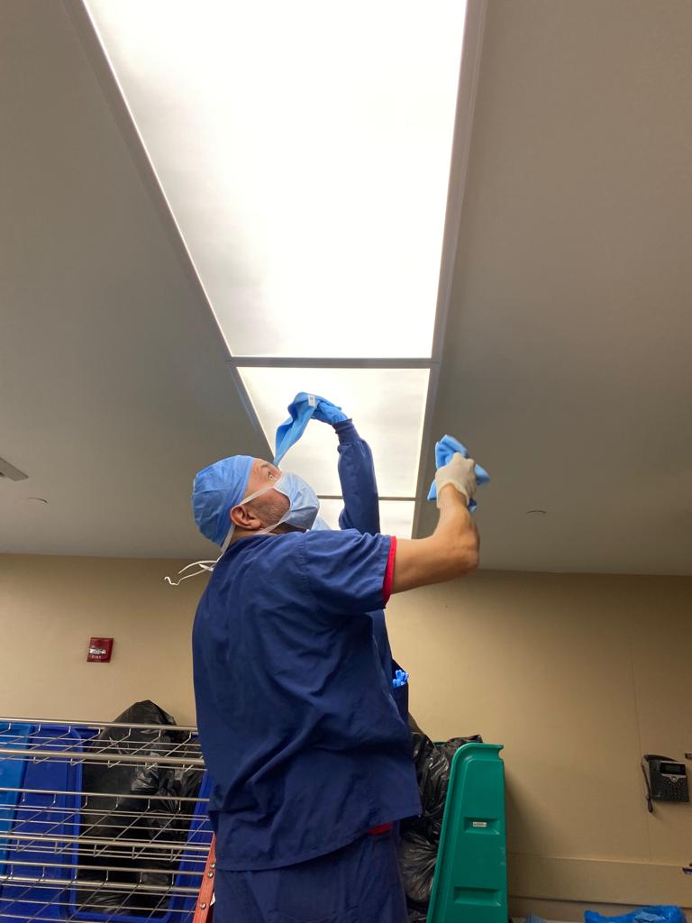 Hospital cleaning